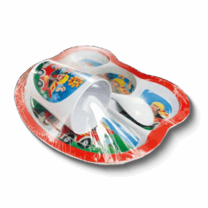 Vajilla infantil 4 piezas No.